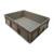Emtrade Stapelbak, 800x600x220 mm, euronorm geperforeerde bodem, grijs pp, gebruikt Emtrade Stapelbak, 800x600x220 mm, euronorm geperforeerde bodem, grijs pp, gebruikt