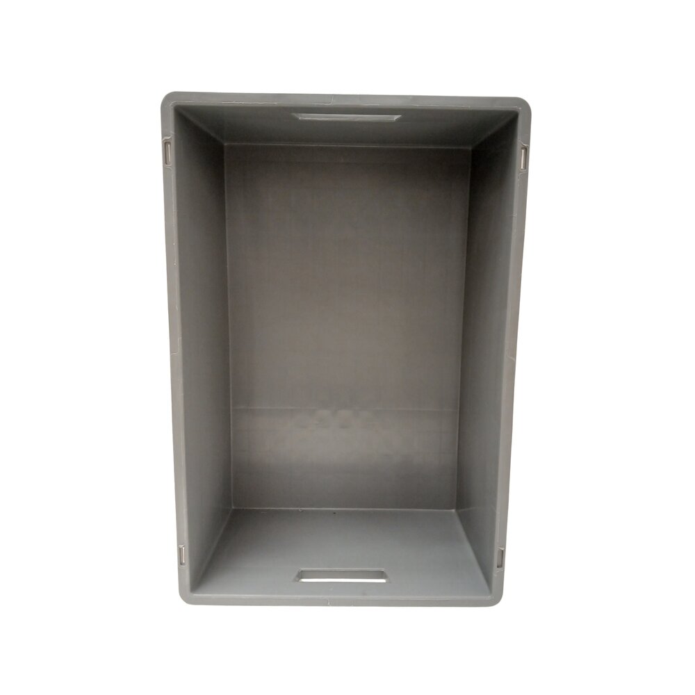 Emtrade (Nieuw) Stapelbak, 600x400x220 mm, euronorm, grijs kunststof, nieuw Emtrade (Nieuw) Stapelbak, 600x400x220 mm, euronorm, grijs kunststof, nieuw