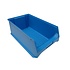 Magazijnbak, 500x300x200 mm, blauw kunststof, gebruikt Magazijnbak, 500x300x200 mm, blauw kunststof, gebruikt