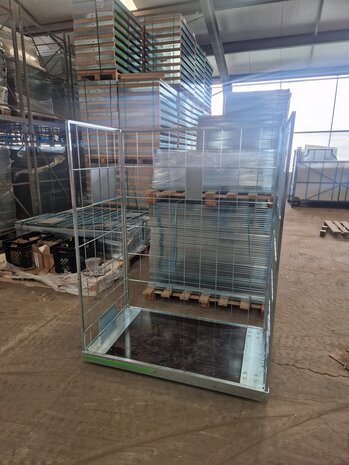 Wanzl Wanzl rolcontainer 1200x800x1880mm 3-heks, Nieuw