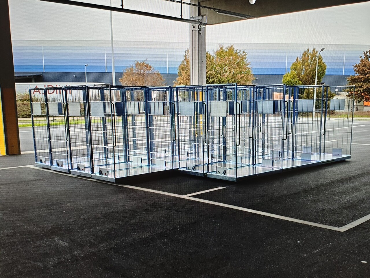 Wanzl Wanzl rolcontainer 1200x800x1880mm 3-heks, Nieuw