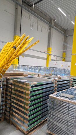 Wanzl Wanzl rolcontainer 1200x800x1880mm 3-heks, Nieuw