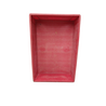 Stapelbak, 600x400x145 mm, euronorm, rood hdpe, gebruikt Stapelbak, 600x400x145 mm, euronorm, rood hdpe, gebruikt