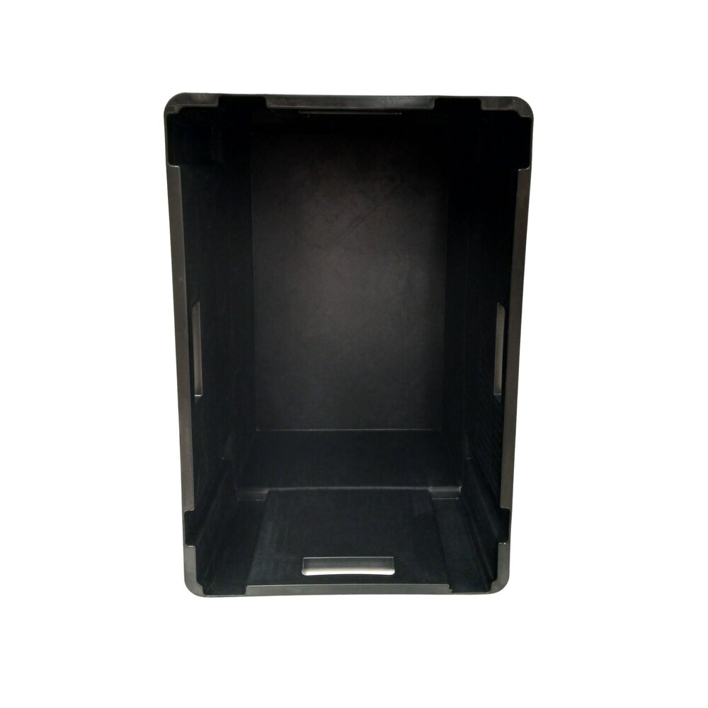 Embox Nestbare Stapelkrat, 600x400x420 mm, euronorm, zwart kunststof, nieuw Embox Nestbare Stapelkrat, 600x400x420 mm, euronorm, zwart kunststof, nieuw