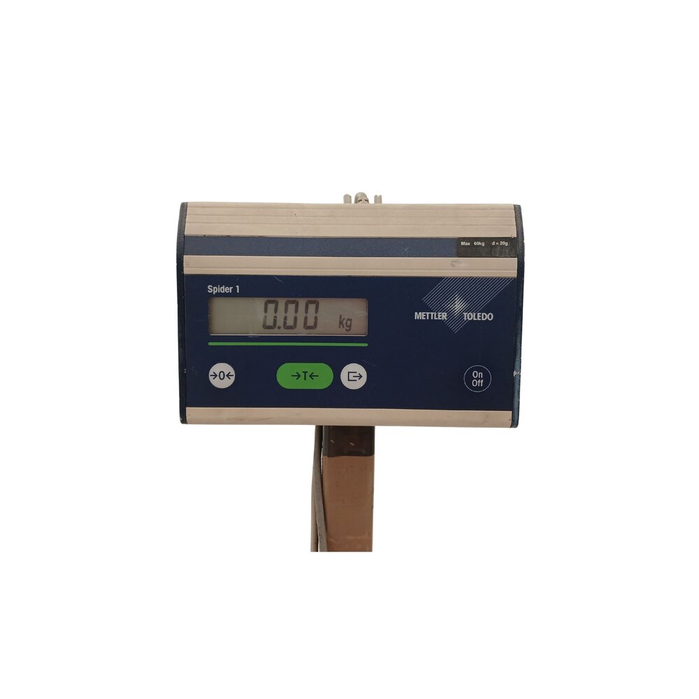 Mettler Mettler Toledo Spider 1, accu weegschaal, gebruikt, met adapter, duidelijke gebruikssporen