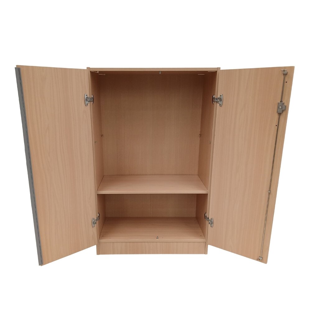 Emtrade Houten kast 80x43x128 cm, gebruikt Emtrade Houten kast 80x43x128 cm, gebruikt