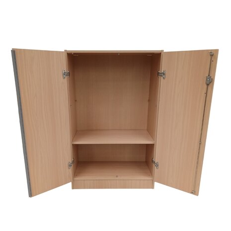 Emtrade Houten kast 80x43x128 cm, gebruikt Emtrade Houten kast 80x43x128 cm, gebruikt