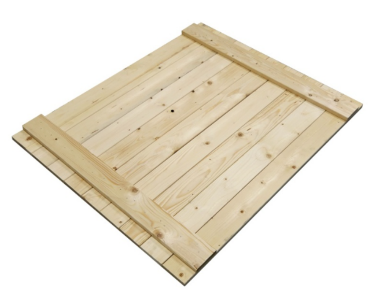 EMRACK Vurenhouten vlonder gesloten 800x900x20 mm (bxdxh), licht gebruikt EMRACK Vurenhouten vlonder gesloten 800x900x20 mm (bxdxh), licht gebruikt
