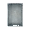 Emtrade Stapelbak 600x400x125 mm, levensmiddelgeschikt ongereinigd, grijs hdpe kunststof, gebruikt Emtrade Stapelbak 600x400x125 mm, levensmiddelgeschikt ongereinigd, grijs hdpe kunststof, gebruikt