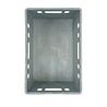 Emtrade Stapelbak 600x400x200 mm, levensmiddelgeschikt ongereinigd, grijs hdpe kunststof, gebruikt Emtrade Stapelbak 600x400x200 mm, levensmiddelgeschikt ongereinigd, grijs hdpe kunststof, gebruikt