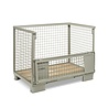 Emtrade Gaascontainer/ gitterbox met 1 klep 1240x835x970mm, gebruikt