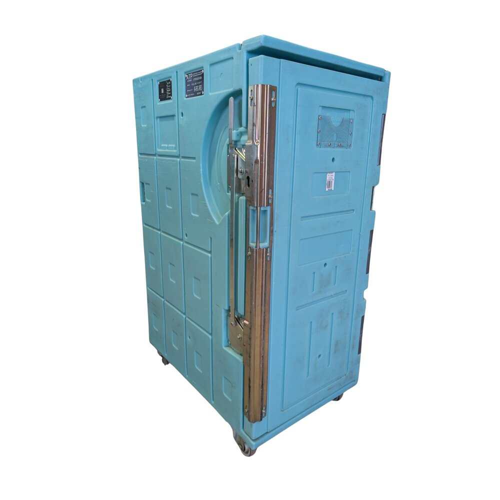Olivo Gekoelde container, Olivo Roll 900, kunststof, turquoise, gebruikt