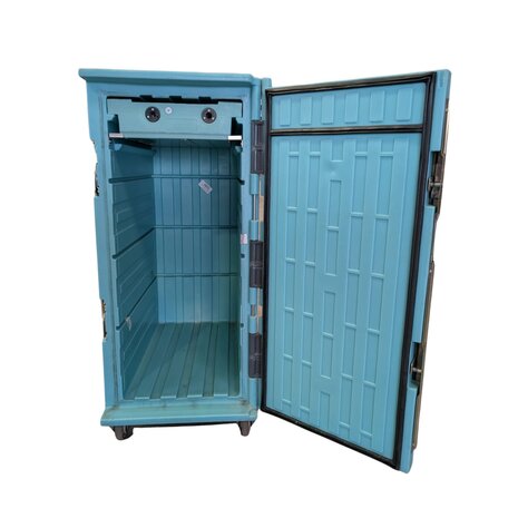 Olivo Gekoelde container, Olivo Roll 900, kunststof, turquoise, gebruikt