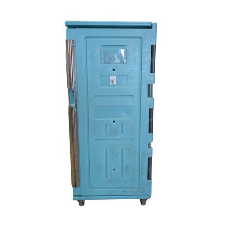 Olivo Gekoelde container, Olivo Roll 900, kunststof, turquoise, gebruikt