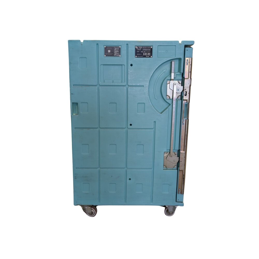Olivo Gekoelde container, Olivo Roll 900, kunststof, turquoise, gebruikt
