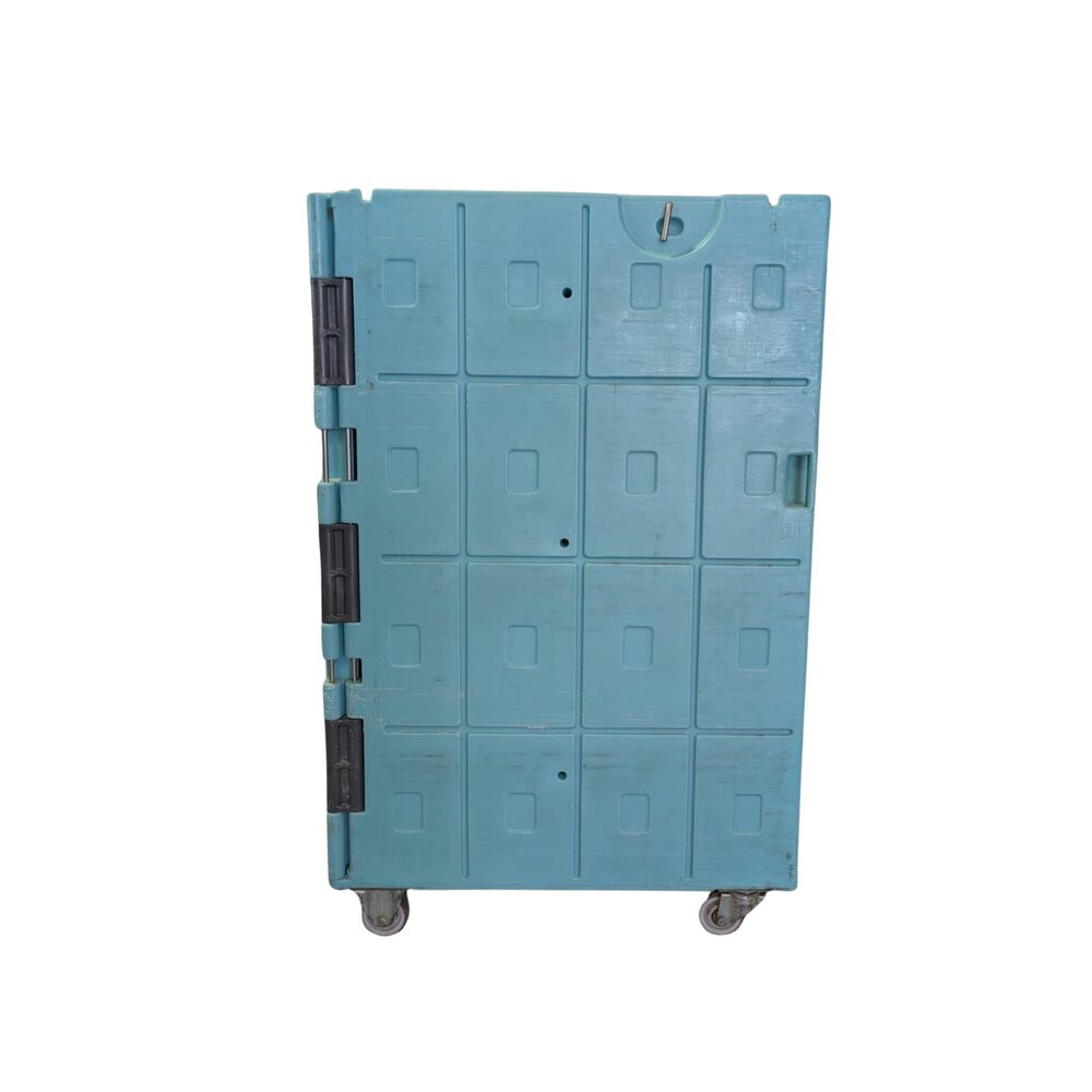Olivo Gekoelde container, Olivo Roll 900, kunststof, turquoise, gebruikt