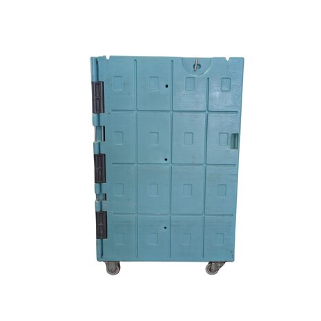 Olivo Gekoelde container, Olivo Roll 900, kunststof, turquoise, gebruikt