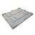 Emtrade (Nieuw) Oplegdeksel voor palletbox, 1200x1000 mm, grijs pp, nieuw
