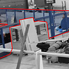 Emtrade Industrieel Indoor Hekwerk / Veiligheidsafrastering met 2 Schuifpoorten - Gebruikt Emtrade Industrieel Indoor Hekwerk / Veiligheidsafrastering met 2 Schuifpoorten - Gebruikt