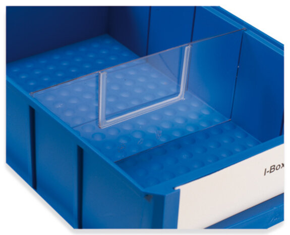 Emtrade Verdeelschot transparant, 10-pack, breed, nieuw