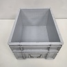 Emtrade Stapelbak, 400x300x220 mm, euronorm, grijs kunststof, gebruikt