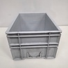 Emtrade Stapelbak, 400x300x220 mm, euronorm, grijs kunststof, gebruikt