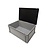 Emtrade Stapelbak 600x400x230 mm, euronorm, met scharnierdeksel, gesloten bodem, grijs pp kunststof, gebruikt Emtrade Stapelbak 600x400x230 mm, euronorm, met scharnierdeksel, gesloten bodem, grijs pp kunststof, gebruikt
