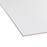 Emtrade 10mm spaanplaat gemelamineerd wit, nieuw (rest)