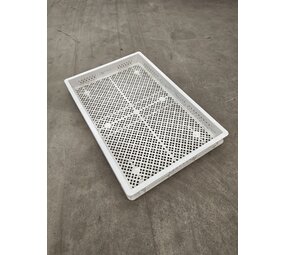 Emtrade (Nieuw) Stapelkrat, 600x400x60 mm, euronorm, wit pp, nieuw