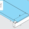 EMRACK Legbord voor palletstelling verzinkt D1100 x B300mm, gebruikt EMRACK Legbord voor palletstelling verzinkt D1100 x B300mm, gebruikt