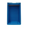 Magazijnbak met grijpopening en draaggreep, 350x200x150 pp, Blauw