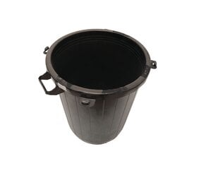 Emtrade Afvalbak 75 liter, zwart, gebruikt Emtrade Afvalbak 75 liter, zwart, gebruikt