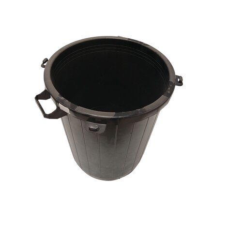 Emtrade Afvalbak 75 liter, zwart, gebruikt Emtrade Afvalbak 75 liter, zwart, gebruikt