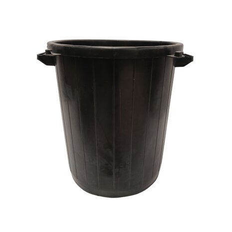 Emtrade Afvalbak 75 liter, zwart, gebruikt Emtrade Afvalbak 75 liter, zwart, gebruikt