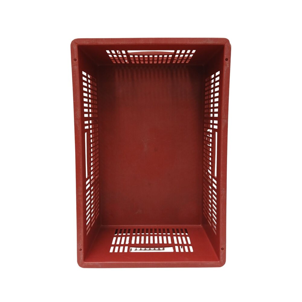 Emtrade Stapelbak 600x400x235 mm, rood kunststof, gebruikt