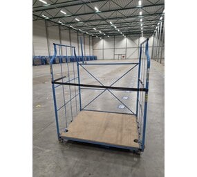 Cordes Corlette/meubelwagen MC-150.517 - 1500x1150x1800mm L-frame nestbaar en stapelbaar, blauw, gebruikt