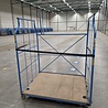 Cordes Corlette/meubelwagen MC-150.517 - 1500x1150x1800mm L-frame nestbaar en stapelbaar, blauw, gebruikt
