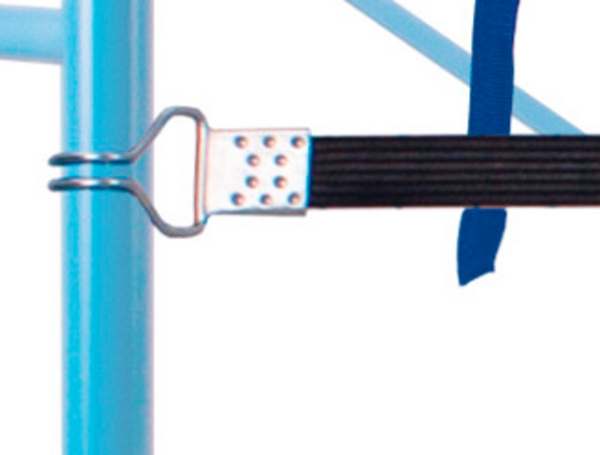 Cordes Corlette/meubelwagen MC-150.517 - 1500x1150x1800mm L-frame nestbaar en stapelbaar, blauw, gebruikt