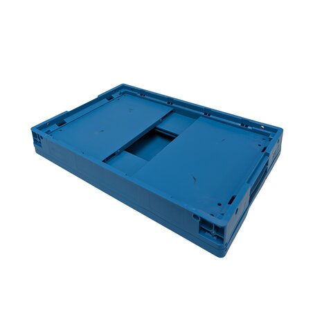 UTZ Vouwkrat 600x400x280 mm, blauw pp kunststof
