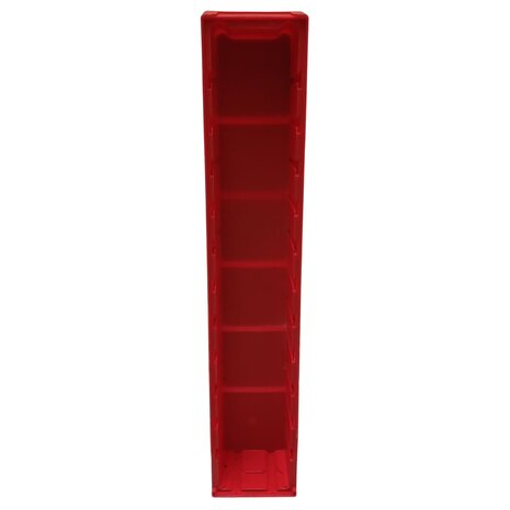 Emtrade Stellingbak 620x115x90 mm, rood pp