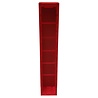 Emtrade Stellingbak 620x115x90 mm, rood pp