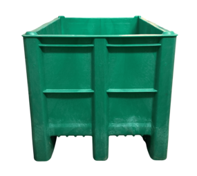 Palletbox DOLAV Neo 800, 3 Sledes, Groen, 1200x800x740mm 500L Palletbox DOLAV Neo 800, 3 Sledes, Groen, 1200x800x740mm 500L