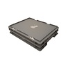 Emtrade Stapelbak 400x300x75 mm grijs PP05 met deksel. gebruikt Emtrade Stapelbak 400x300x75 mm grijs PP05 met deksel. gebruikt