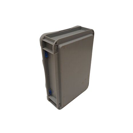 Emtrade Stapelbak 300x200x70 mm met deksel, grijs PP05, gebruikt Emtrade Stapelbak 300x200x70 mm met deksel, grijs PP05, gebruikt