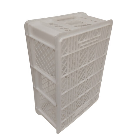 Emtrade Stapelkrat 600x400x220 mm wit HDPE PE02 levensmiddelgeschikt, gebruikt Emtrade Stapelkrat 600x400x220 mm wit HDPE PE02 levensmiddelgeschikt, gebruikt