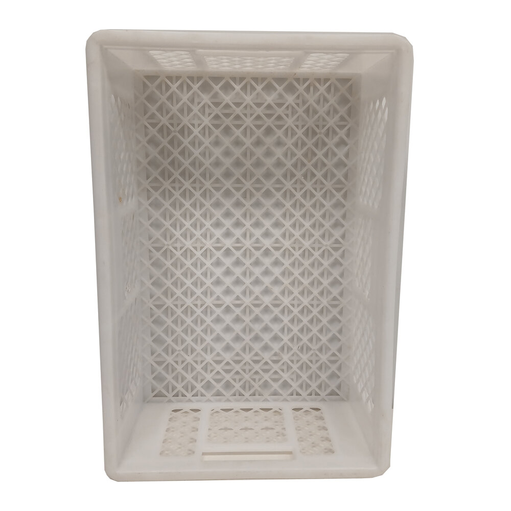 Emtrade Stapelkrat 600x400x220 mm wit HDPE PE02 levensmiddelgeschikt, gebruikt Emtrade Stapelkrat 600x400x220 mm wit HDPE PE02 levensmiddelgeschikt, gebruikt