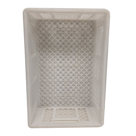 Emtrade Stapelkrat 600x400x220 mm wit HDPE PE02 levensmiddelgeschikt, gebruikt Emtrade Stapelkrat 600x400x220 mm wit HDPE PE02 levensmiddelgeschikt, gebruikt