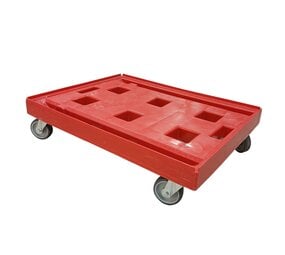Emtrade Dolly 810x610x195 mm, rood, gebruikt Emtrade Dolly 810x610x195 mm, rood, gebruikt