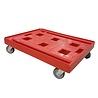 Emtrade Dolly 810x610x195 mm, rood, gebruikt Emtrade Dolly 810x610x195 mm, rood, gebruikt