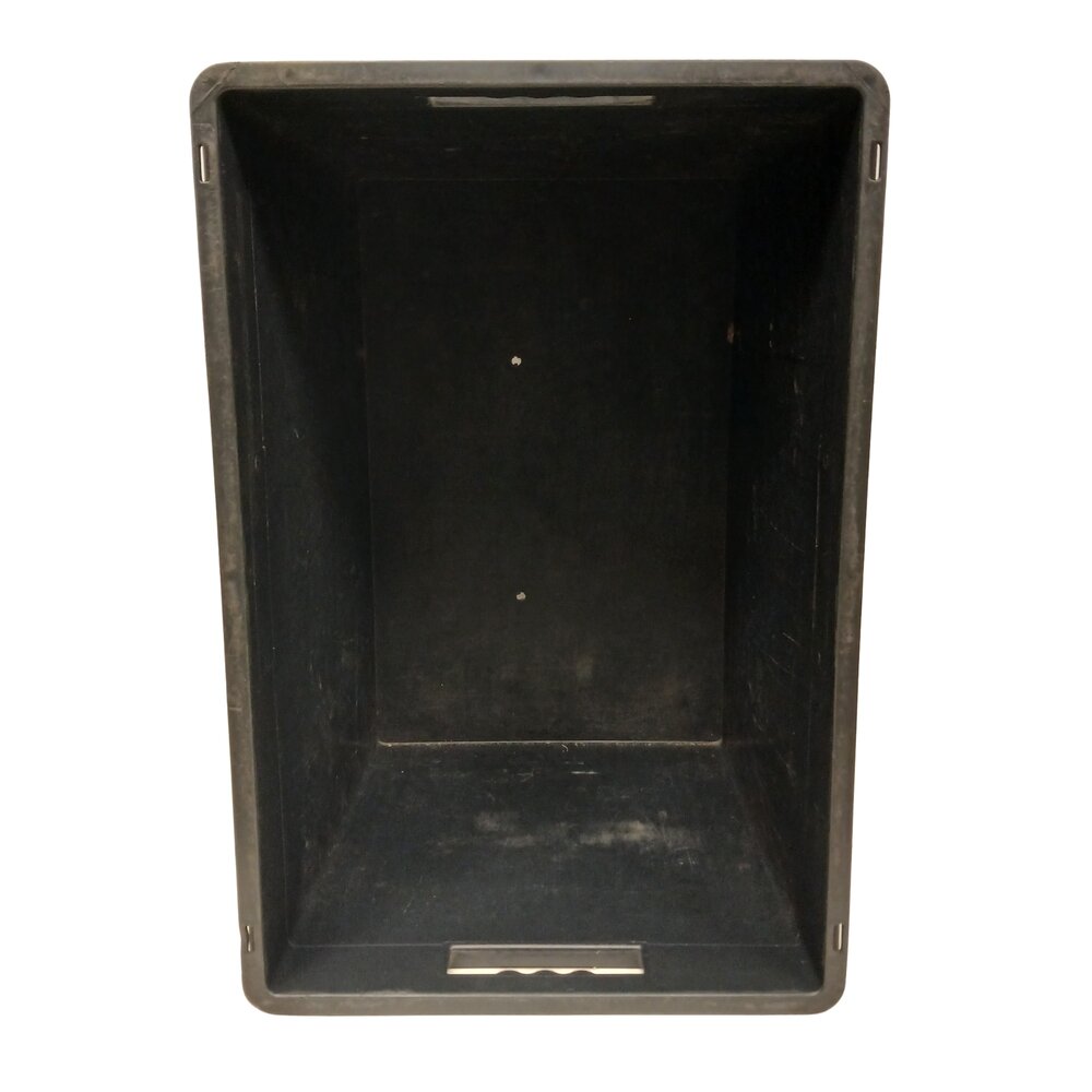SSI Schäfer Stapelbak 600x400x420 mm, pp zwart, gebruikt SSI Schäfer Stapelbak 600x400x420 mm, pp zwart, gebruikt